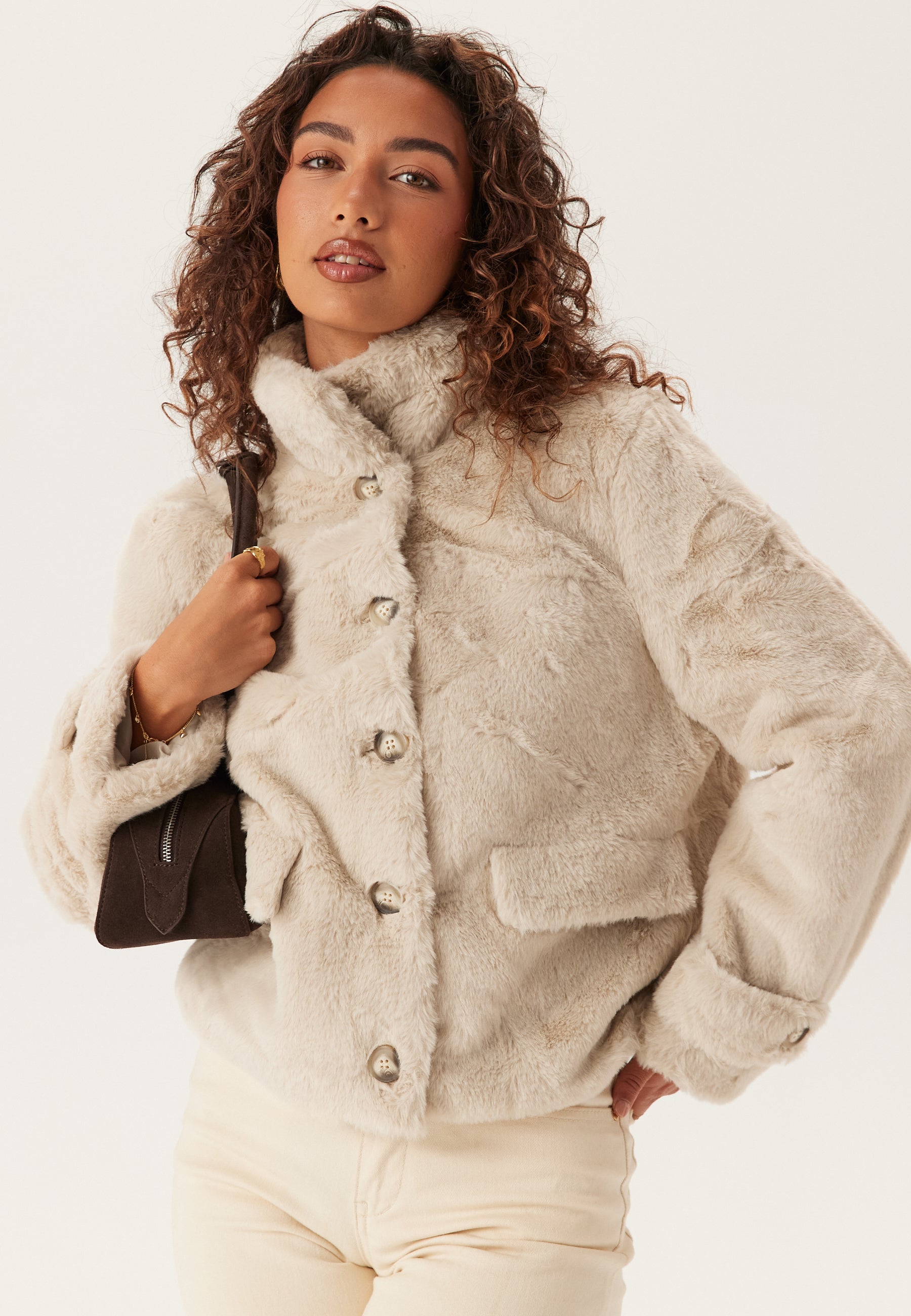 VERO MODA Välikausitakki kerma