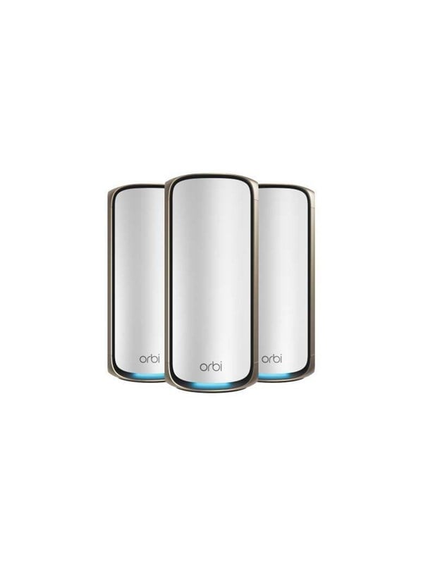 Netgear Router Orbi 970 WiFi 7 Mesh system 3-Pack (RBE973S) - White Netgear