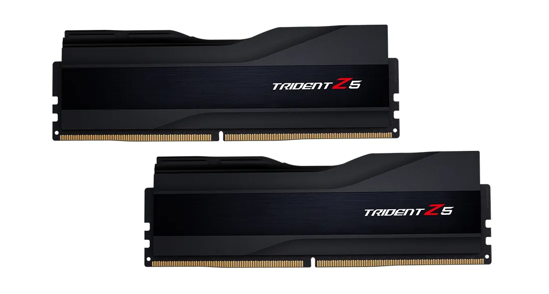 G.Skill Trident Z5 DDR5-6000 - 32GB - CL30 - Dual Channel (2 pcs) - Intel XMP - Musta