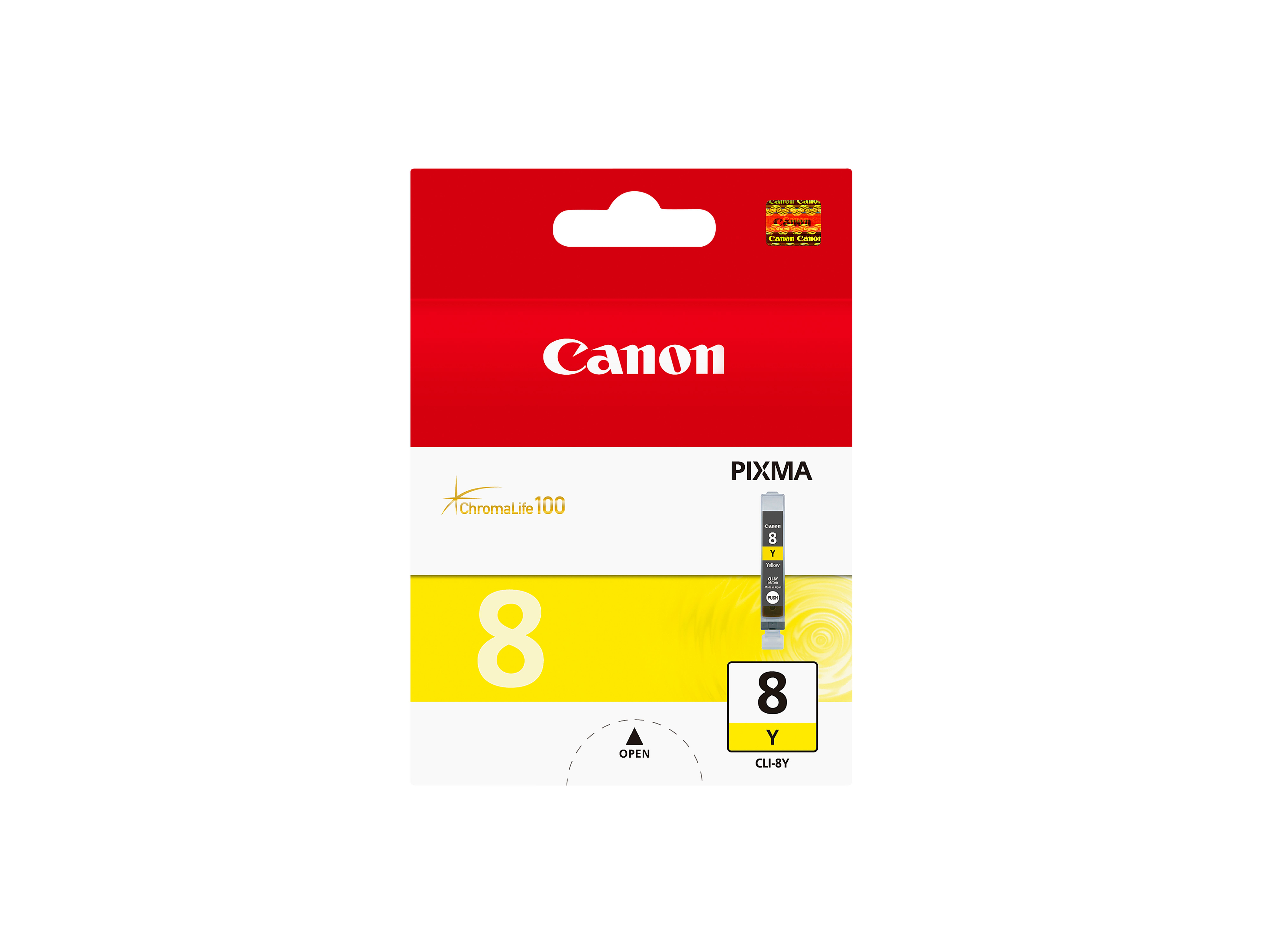Canon CLI-8Y-mustekasetti, 13 ml, keltainen