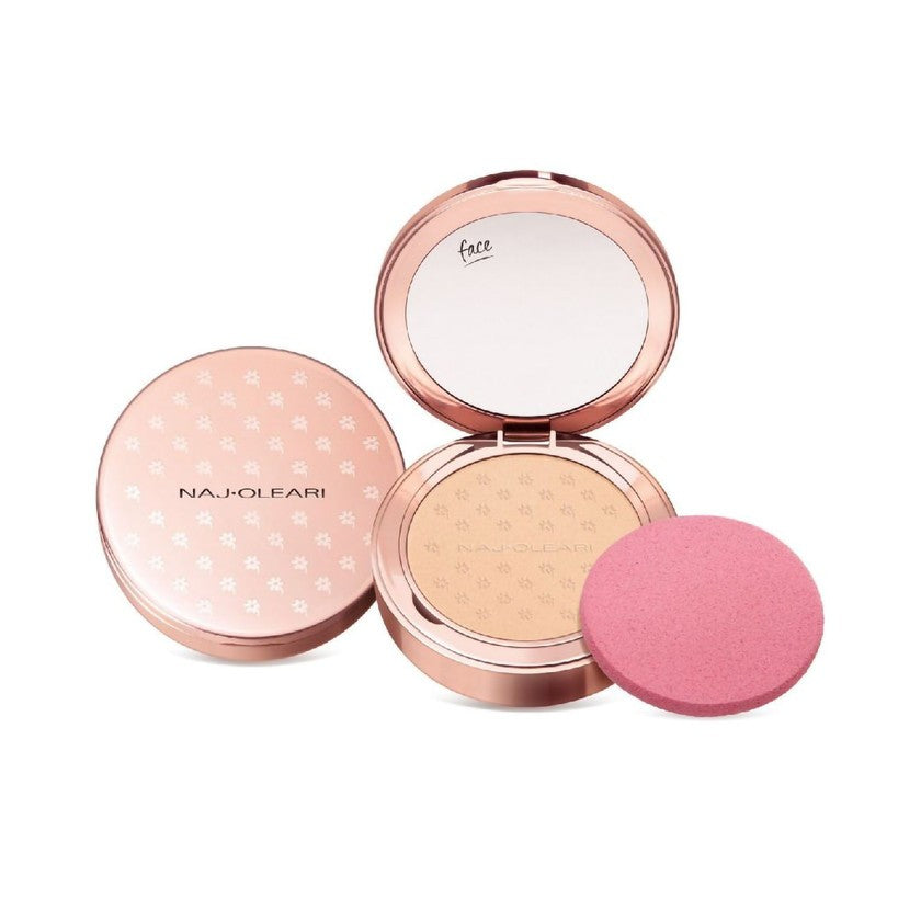 Naj·Oleari Silk Feel Wet&Dry Compact Powder Foundation 01 - Ivory