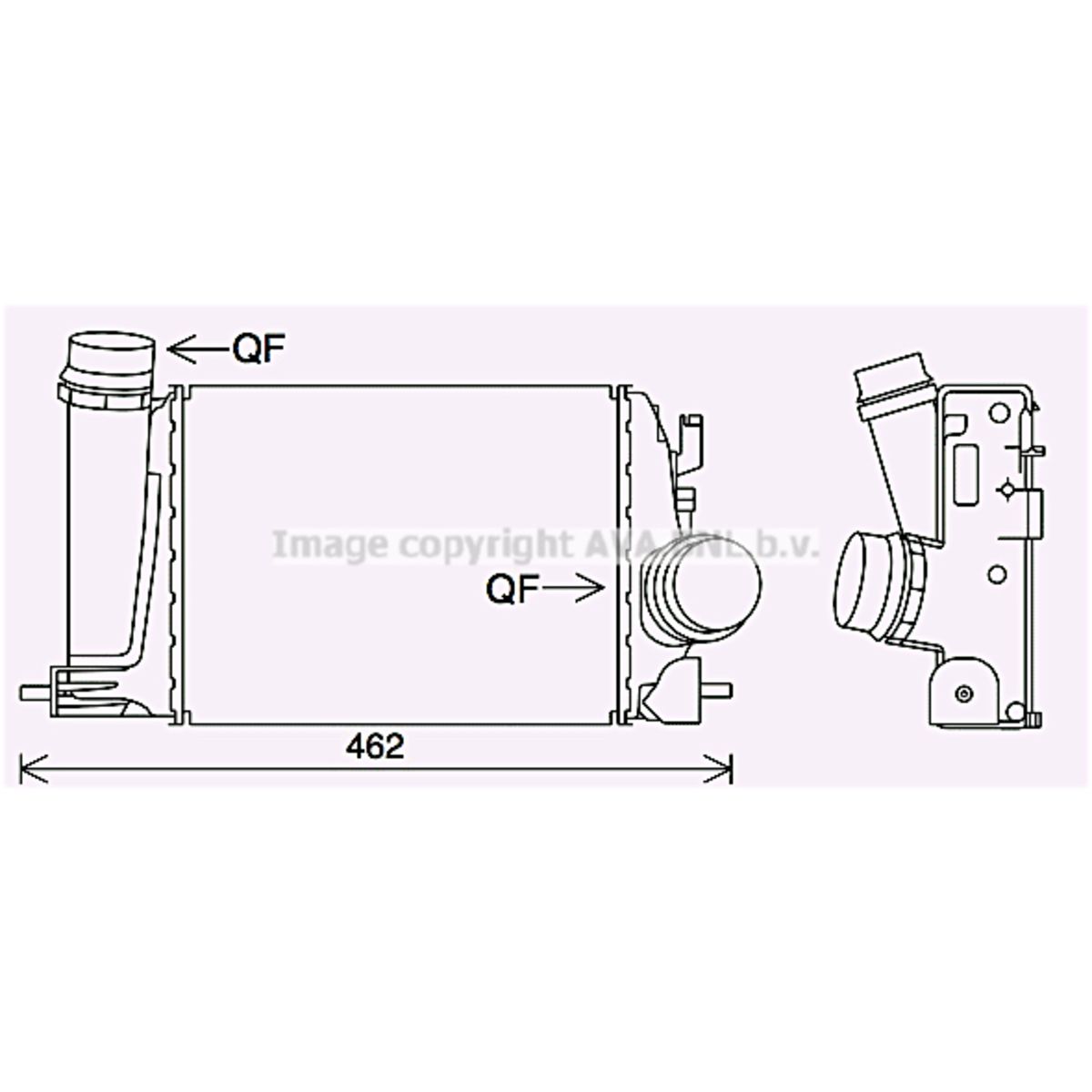 Välijäähdytin AVA COOLING SYSTEMS DN4451