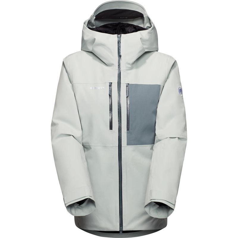 Mammut Stoney HS Thermo Hooded Jacket Women Silver Sage/Strata - L