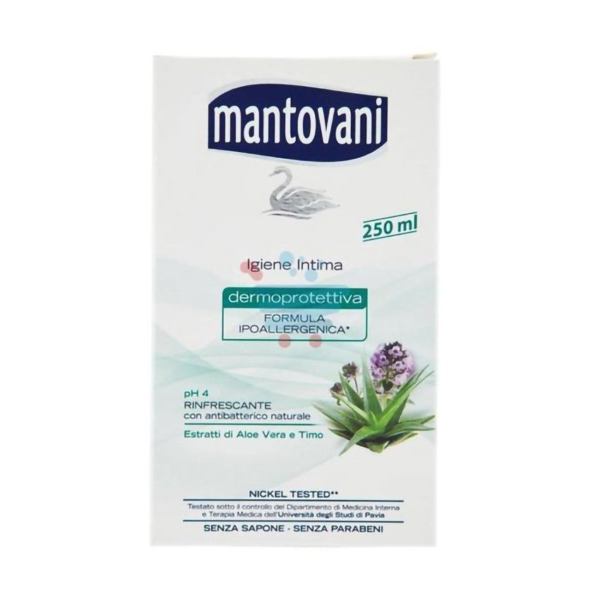 Mantovani Mantovani Intiimihygienia Ph 4 Raikastava Luonnollisella Antibakteerisella 250 ml