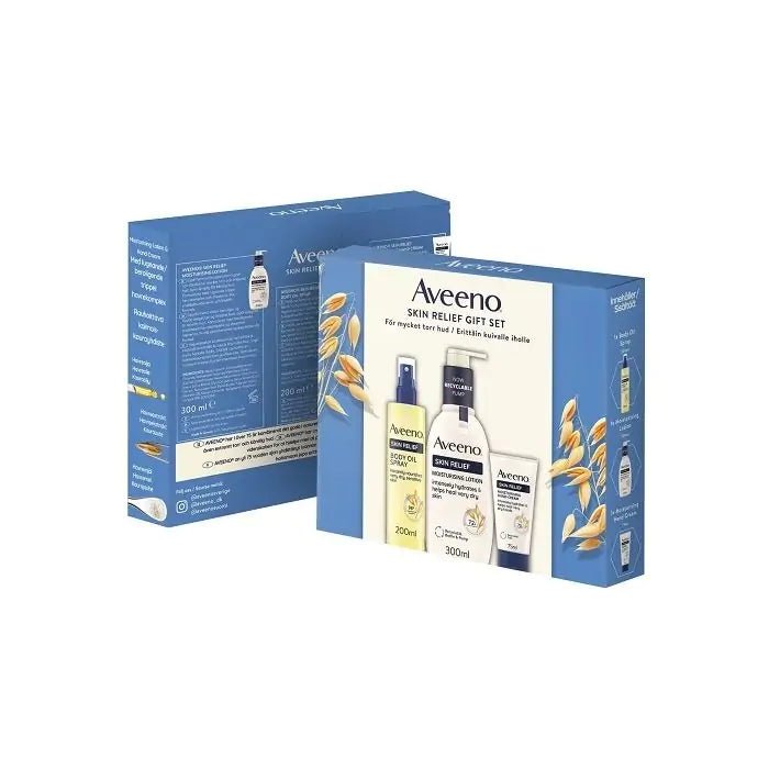 Aveeno Skin Relief lahjapakkaus 300ml + 200 ml + 75 ml