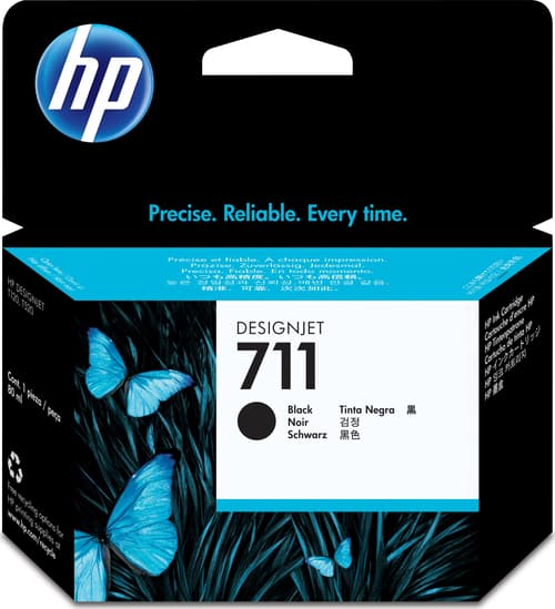 HP 711 CZ133A XL-mustekasetti, 80 ml, musta