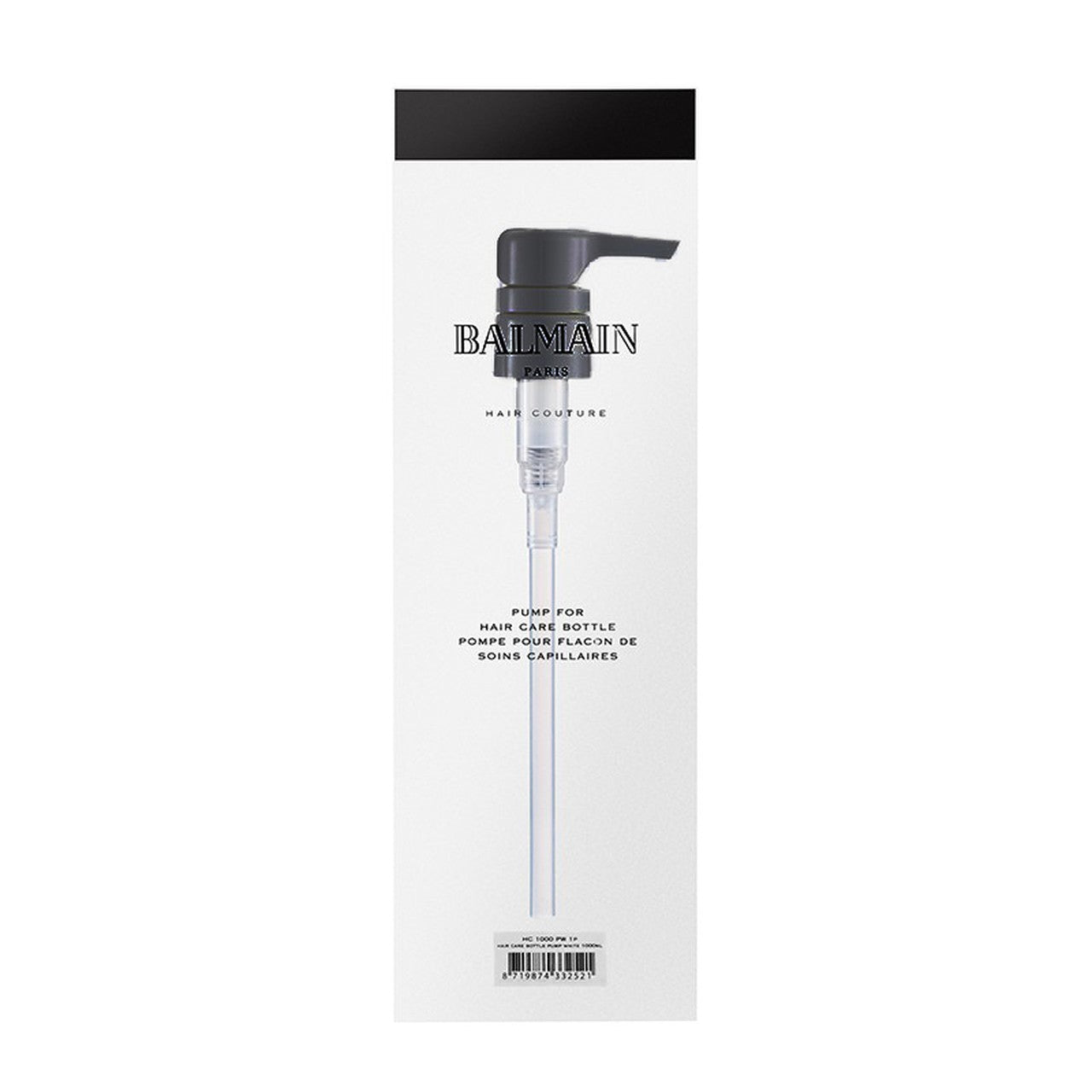 balmain Musta hiustuotepumppu - 1000ml