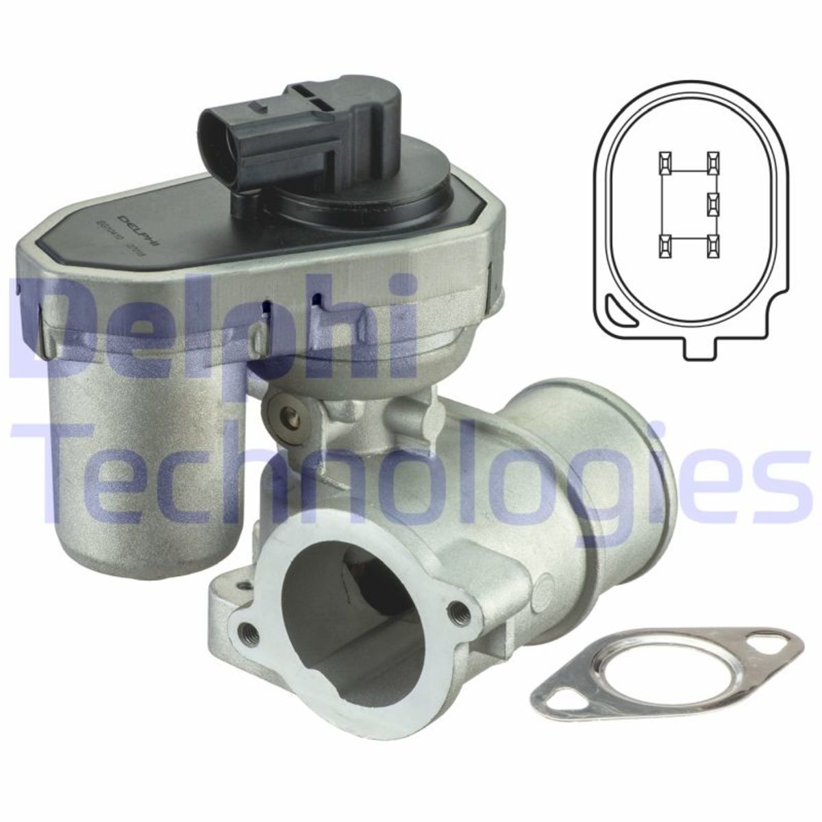 Venttiili, pakokaasun kierrätys DELPHI EG10410-12B1