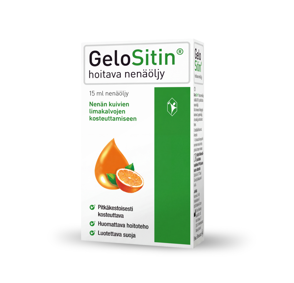 GeloSitin hoitava nenäöljy 15 ml