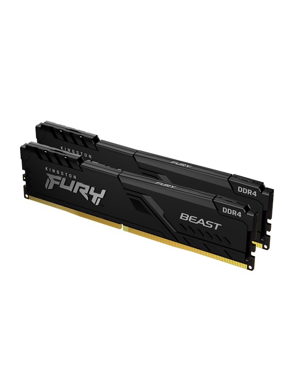 Kingston FURY Beast DDR4-3600 - 64GB - CL18 - Dual Channel (2 pcs) - Intel XMP - Musta