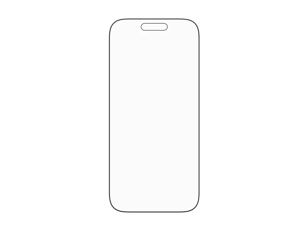 PanzerGlass Stealth Screen Protector w. Black Frame iPhone 17 Pro | Ultra-Wide Fit w. FASTFIT IN-A-BOX