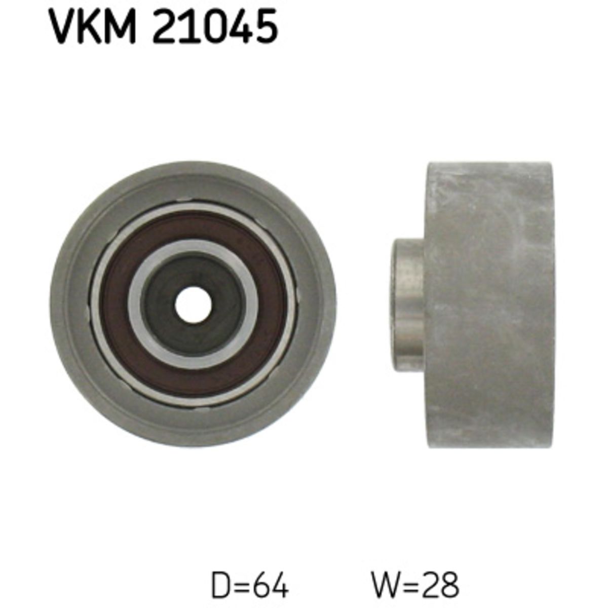 Ohjainrulla, hammashihna SKF VKM 21045