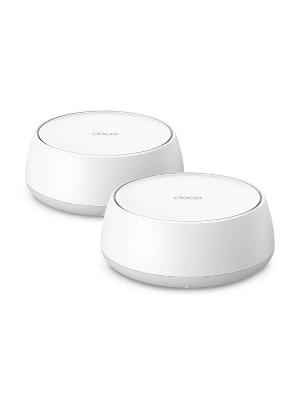 TP-Link Deco BE25 -mesh WiFi -järjestelmä, Wi-Fi 7, BE3600, Dual-band, 2 kpl, 2,5G WAN -portilla, valkoinen