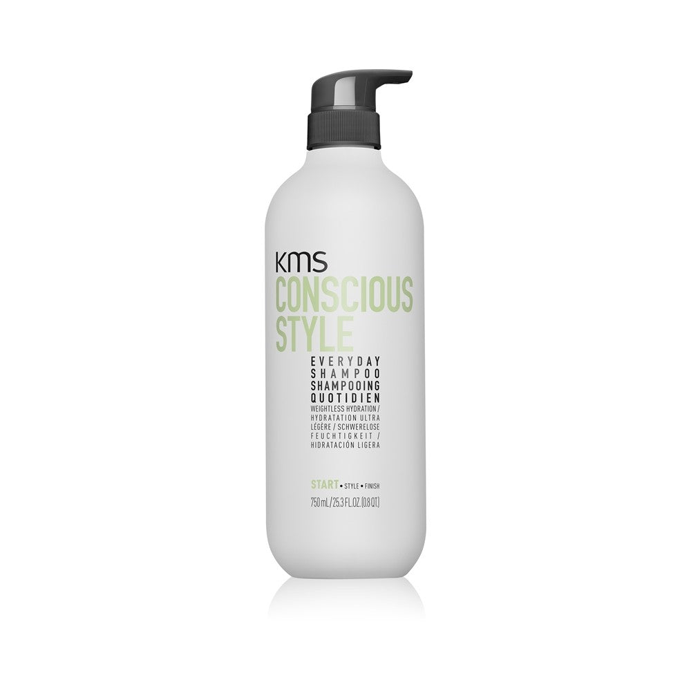 KMS Consciousstyle Everyday Shampoo päivittäiseen pesuun 750 ml