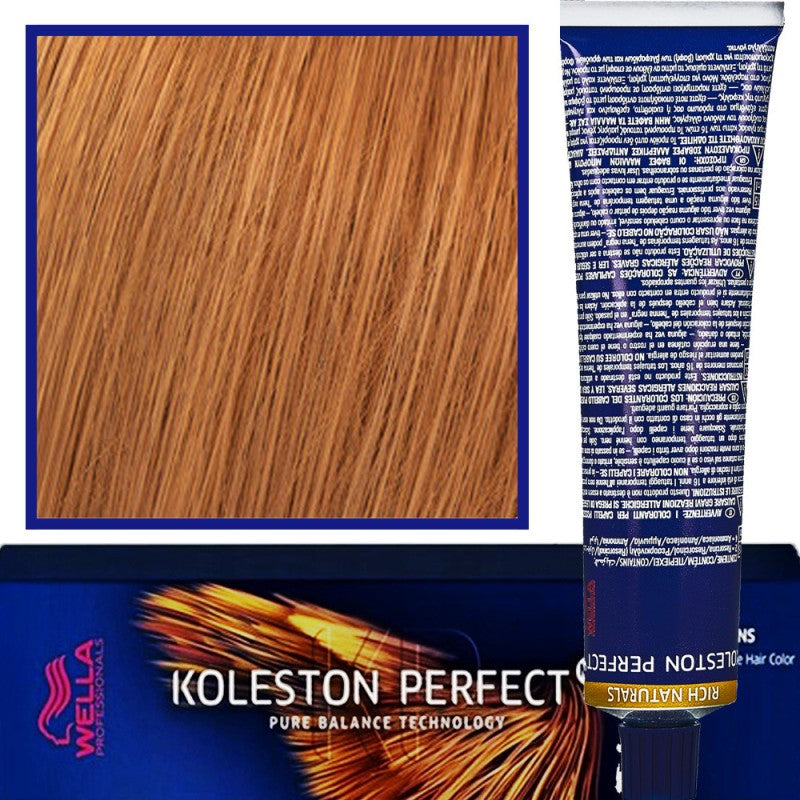 Wella Koleston Perfect Me ammattimainen hiusväri 60ml 9/04 Natural Red Erittäin vaalea blondi