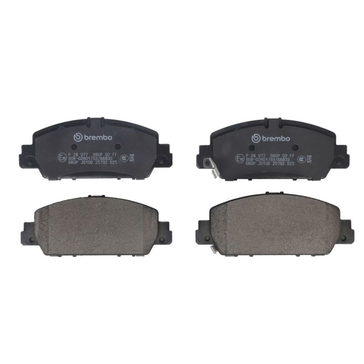 Jarrupalat, levyjarru BREMBO P 28 077