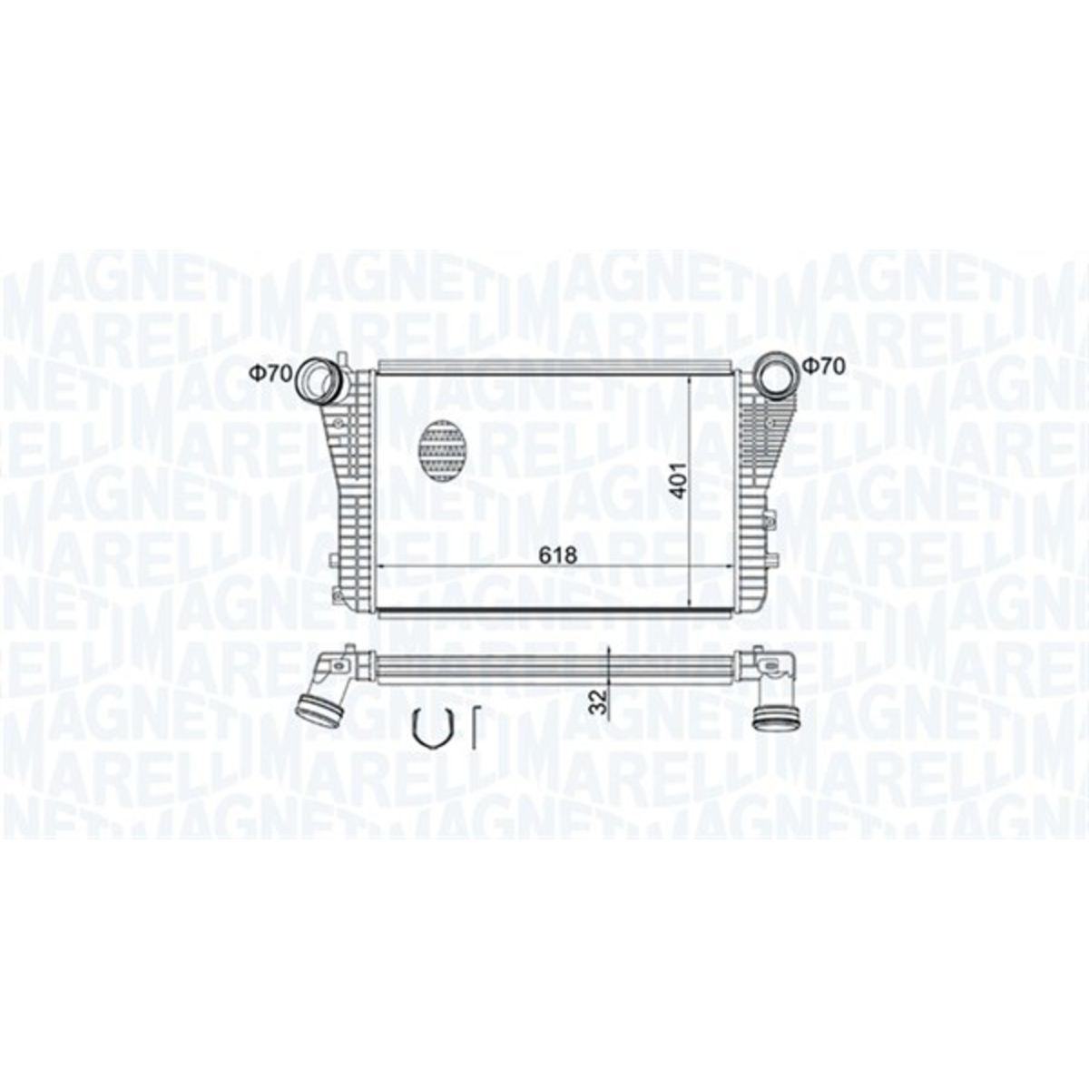 Välijäähdytin MAGNETI MARELLI 351319204030