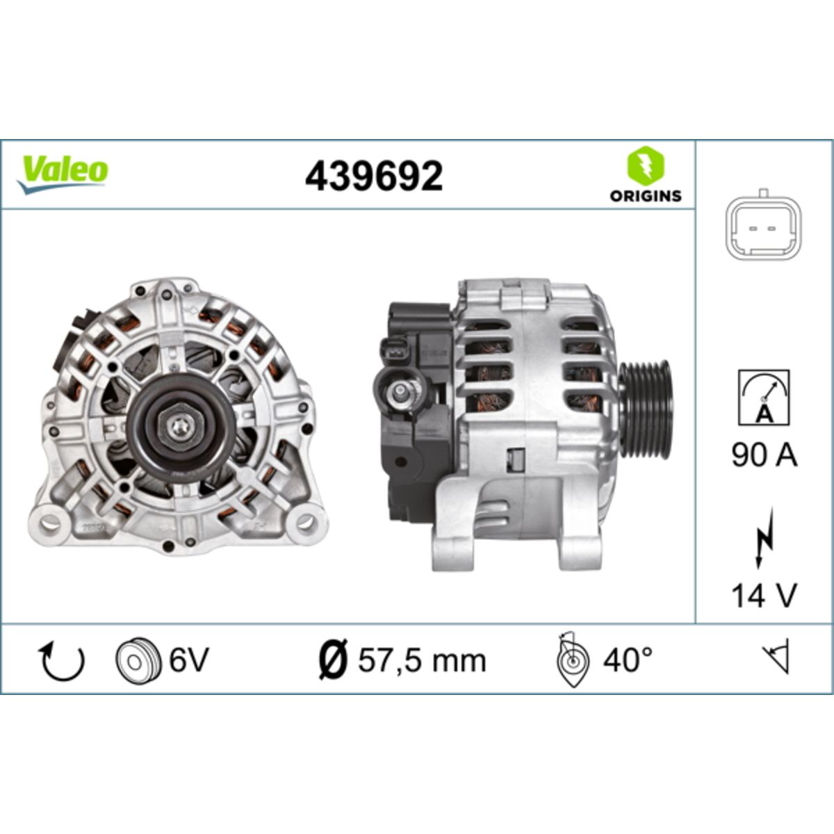 Laturi VALEO 439692
