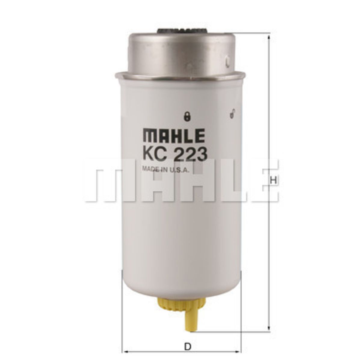 Polttoainesuodatin MAHLE KC 223