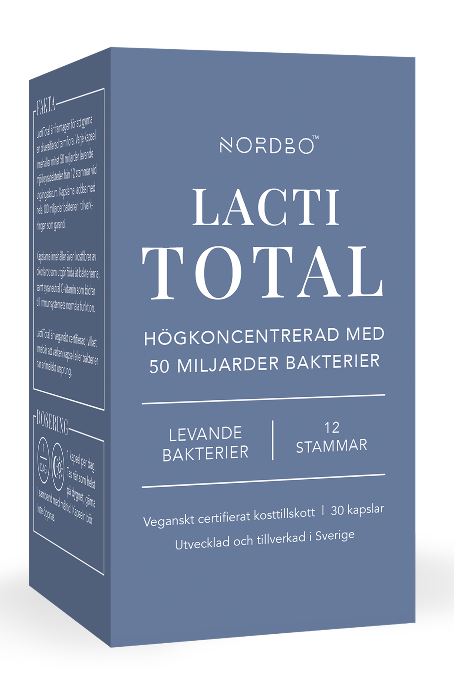 Nordbo LactiTotal 50 billion 30 kaps