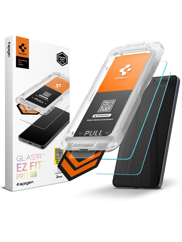 Spigen GLAS.TR EZ FIT PRO HD 2-PACK GALAXY S26+ PLUS kirkas karkaistu lasi