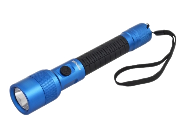 Maxell UV LED taskulamppu, IP44, alumiinia, sininen