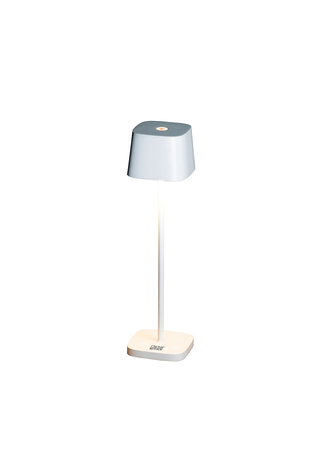 LED-pöytälamppu Capri-Mini ulkokäyttöön, valkoinen