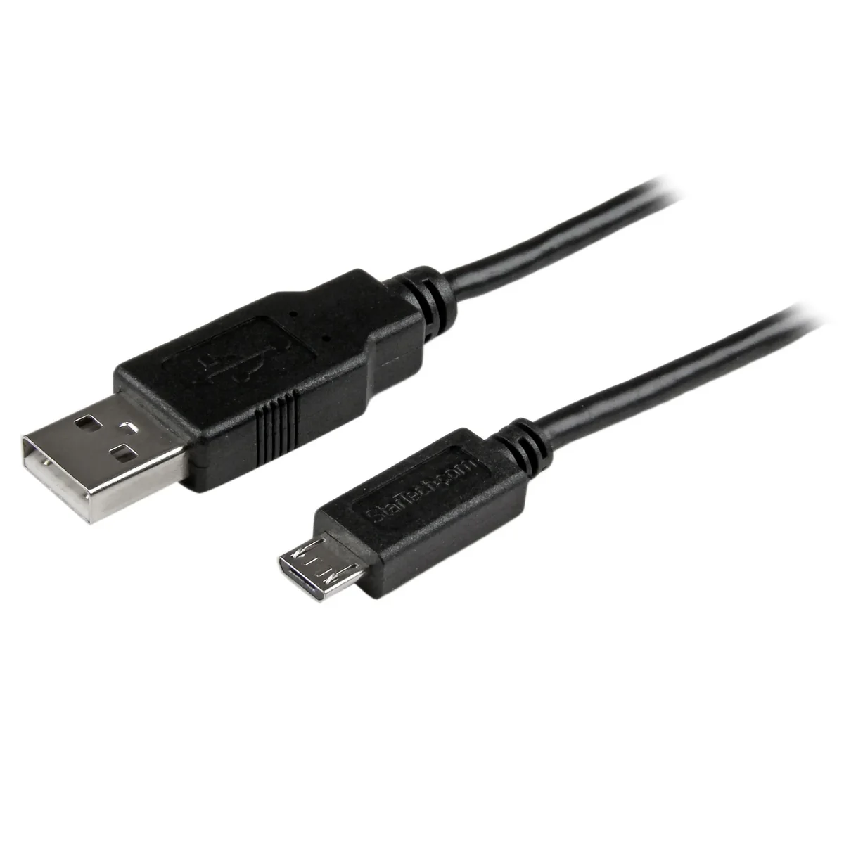 StarTech USB-A – Micro USB -kaapeli, 2 m, musta