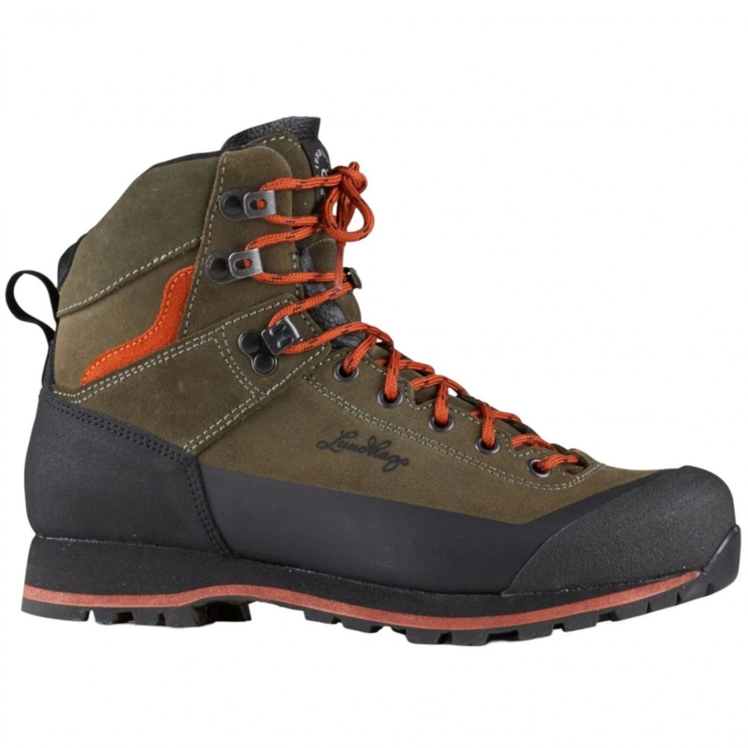 Lundhags Bjerg Mid, vaelluskengät, unisex, vihreä