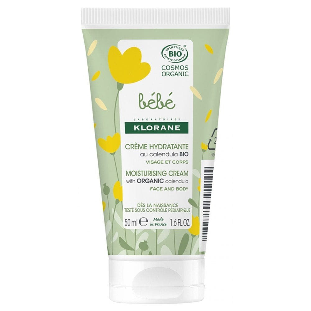 Orgaaninen kosteuttava voide Klorane Vauva 50ml