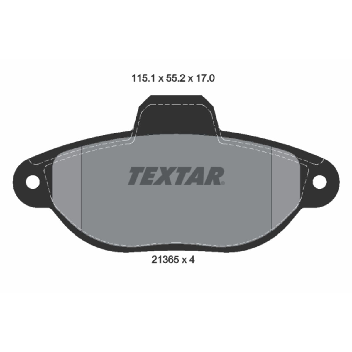 Jarrupalat, levyjarru TEXTAR 2136502