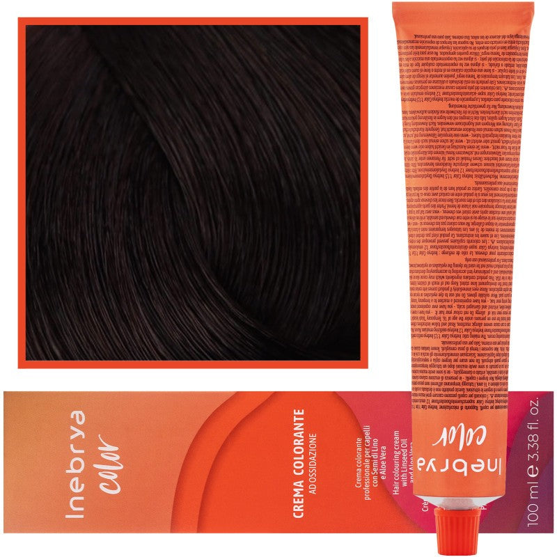 Inebrya Color hiusten värjäysvoide 100ml 17/5 | Vaalea kashmirruskea