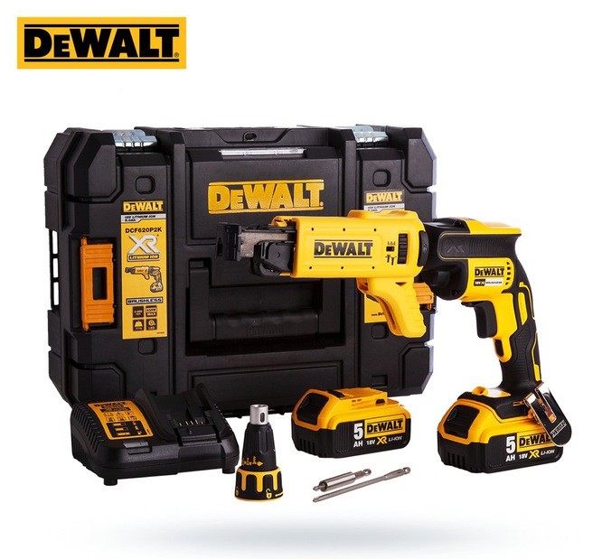 Dewalt DCF620P2K-QW 18V XR brushless drywall screwdriver 5.0Ah