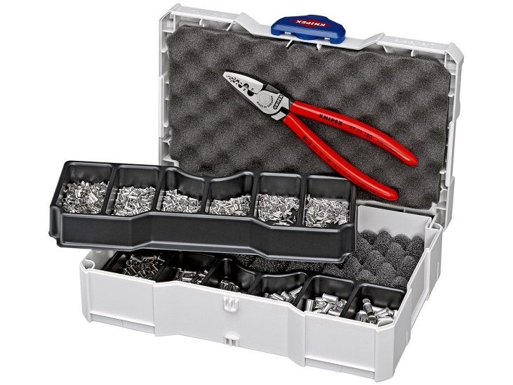 KNIPEX Puristuslajitelma, pääteholkkeihin