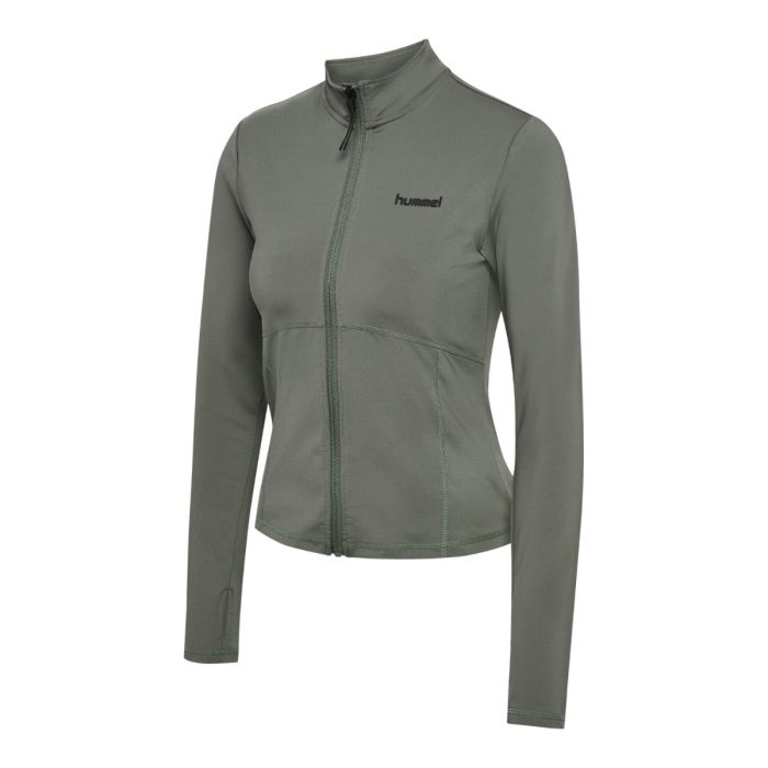 Hummel Prima Zip Blouse K. XL Harmaa Naiset
