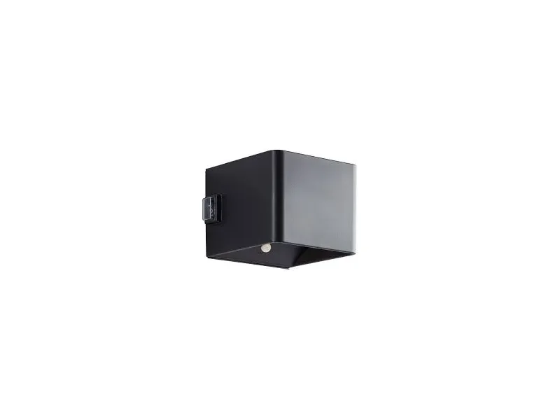 LED indoor wall light BRILLIANT ISEO, IP44, 3000K, 4W, 300lm, USB, with sensor, switch
