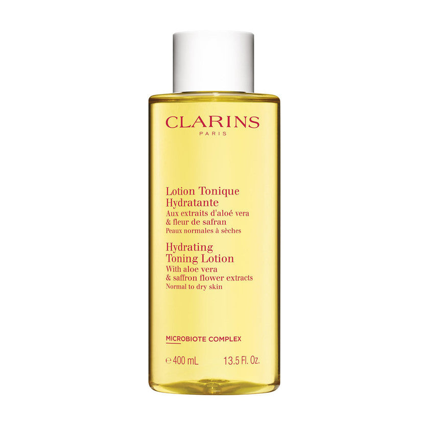 Clarins Hydrating Toning Lotion Aloe Vera & Saffron Flower — kosteuttava tonikkineste 400 ml