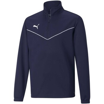 PUMA Urheilullinen collegepaita 'TeamRise' tummansininen / valkoinen