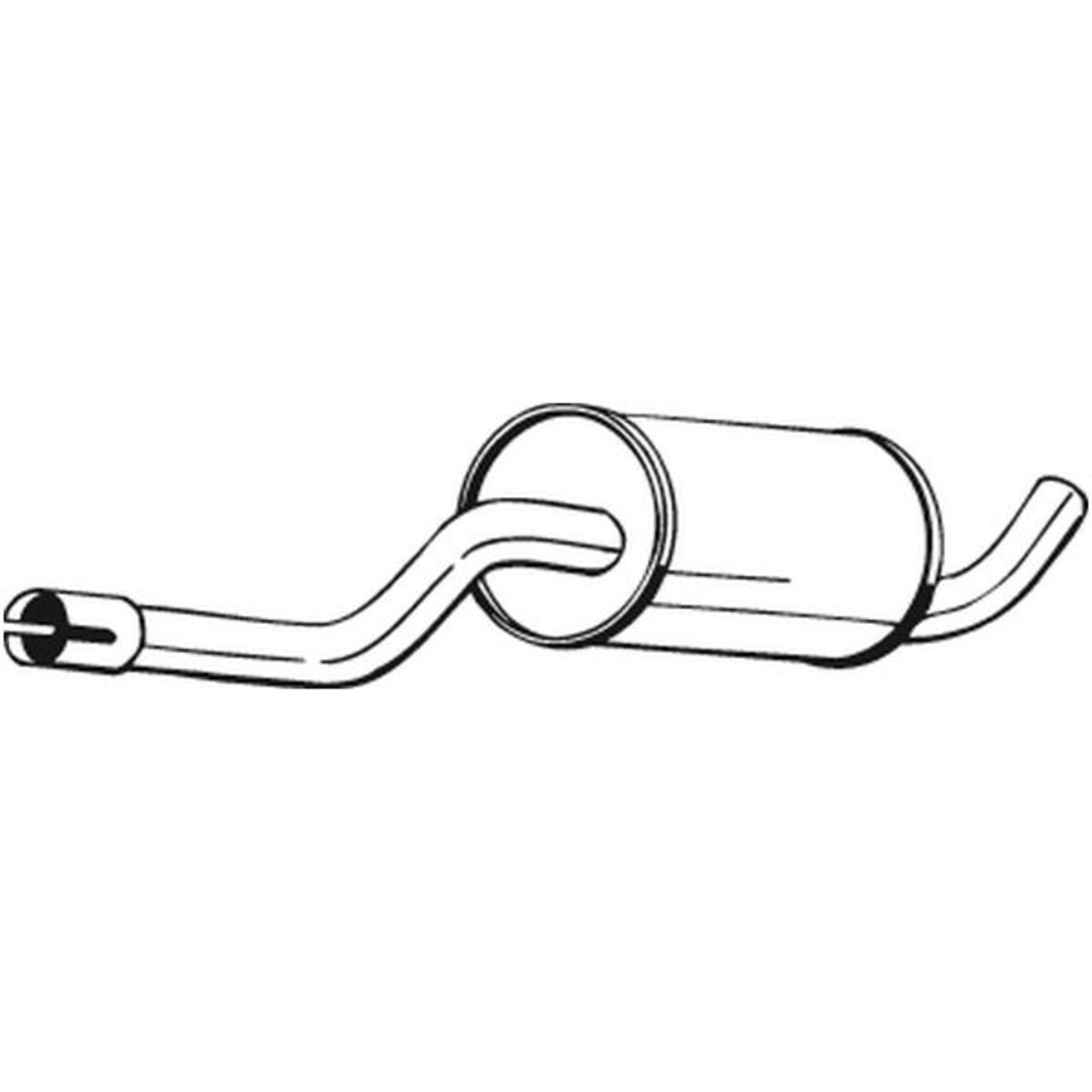 Keskiäänenvaimentaja BOSAL 235-017