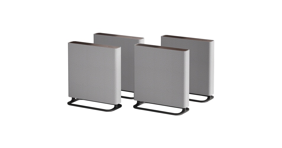 Sony BRAVIA Theater Quad HT-A9M2 - Kaiutinjärjestelmä - kotiteatteri - 4.0.4-kanavainen - langaton - Wi-Fi, Fast Ethernet, Bluetooth - sovellusohjattu - 504 wattia (yhteensä) - 3-tie - harmaa - harmaa
