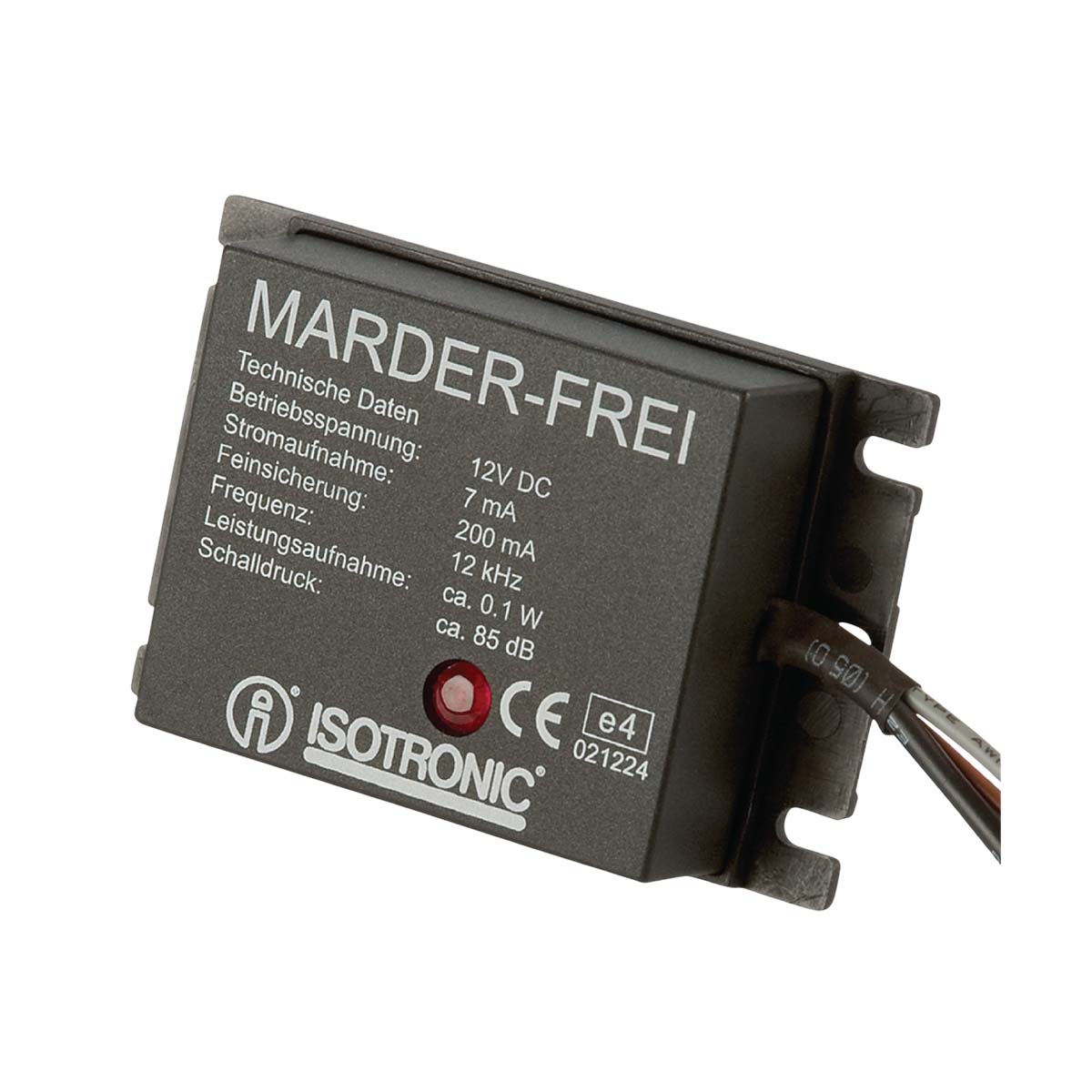 ISOTRONIC Näädänkarkotin Laite 12 kHz Ulkokäyttöön 12 V