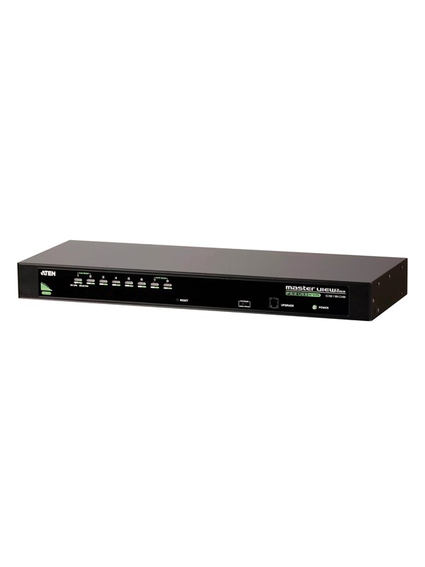 ATEN KVM-switch, 1 konsol styr 8 datorer, OSD, 19", USB