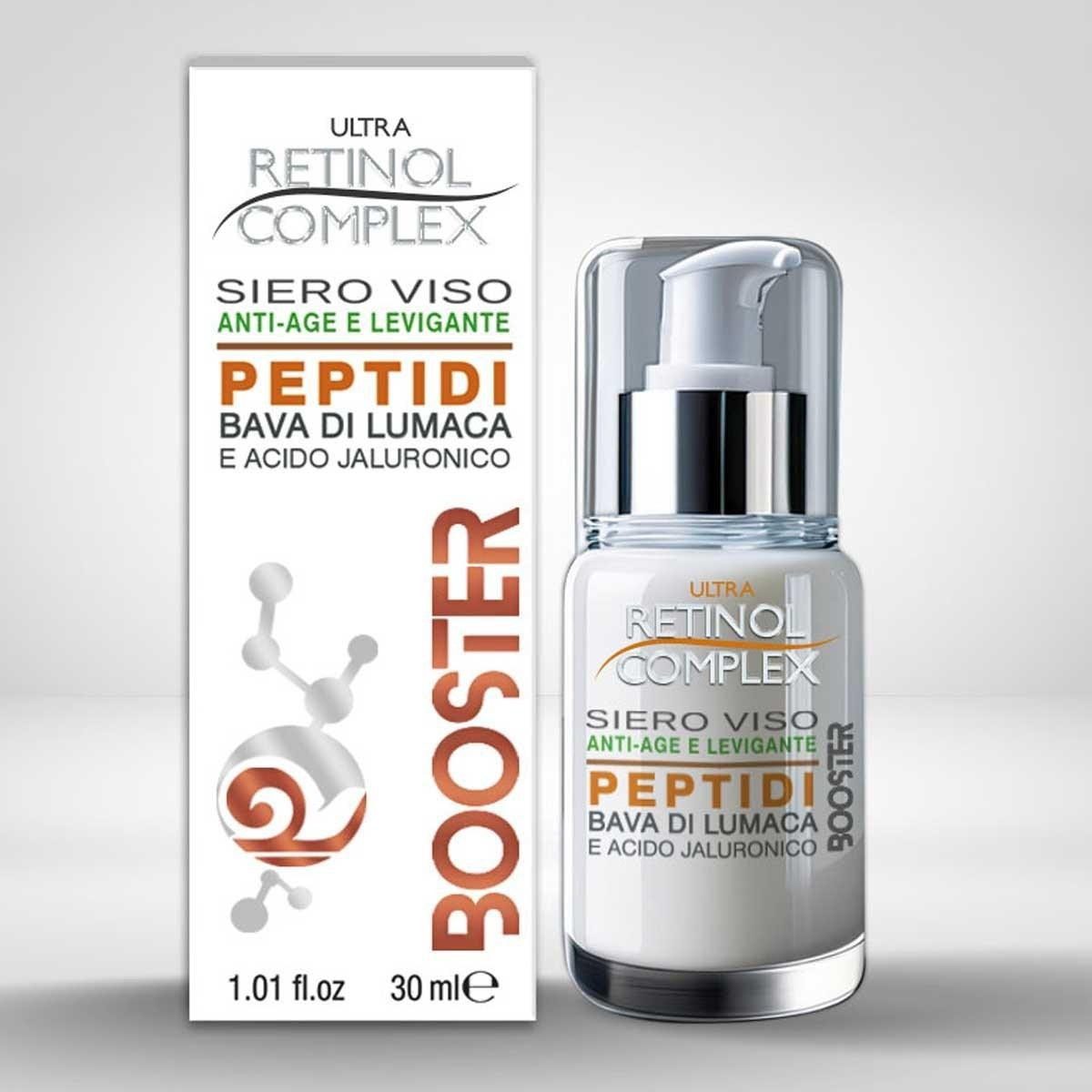 Retinol complex tehoseerumi peptideillä ja hyaluronihapolla 30 ml