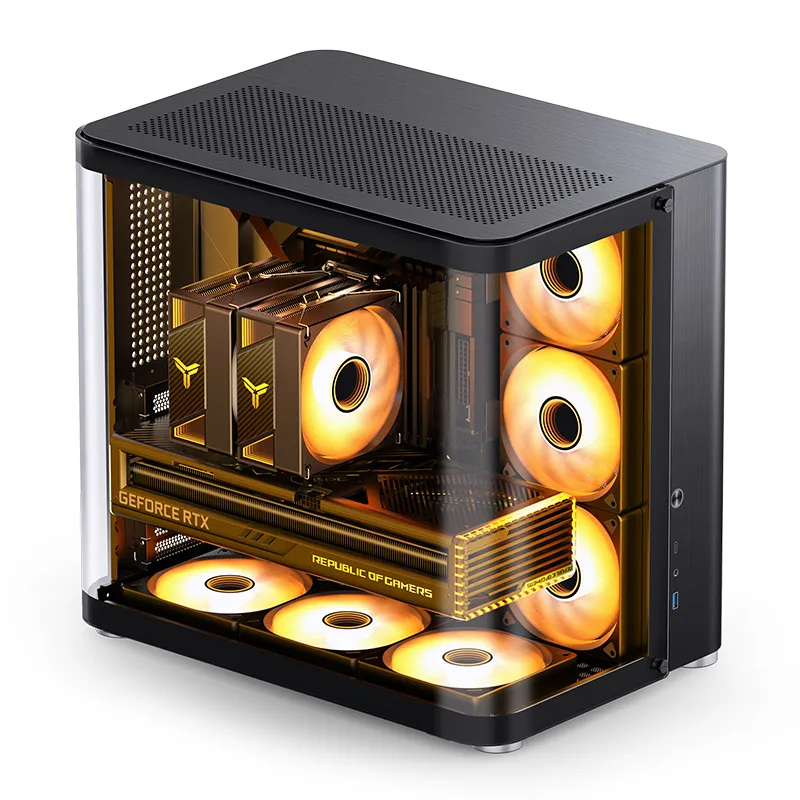 Jonsbo TK-2 2.0 - Black - Kotelot - Miditower - Musta