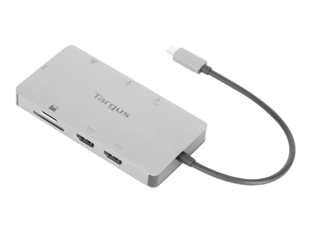 Targus Dock423eu Kannettavien Tietokoneiden Telakka Ja Porttitoistin Langallinen Usb 3.2 Gen 1 (3.1 Gen 1) Type-c Hopea Usb-c 3.2 Gen 1 (3.1 Gen 1)