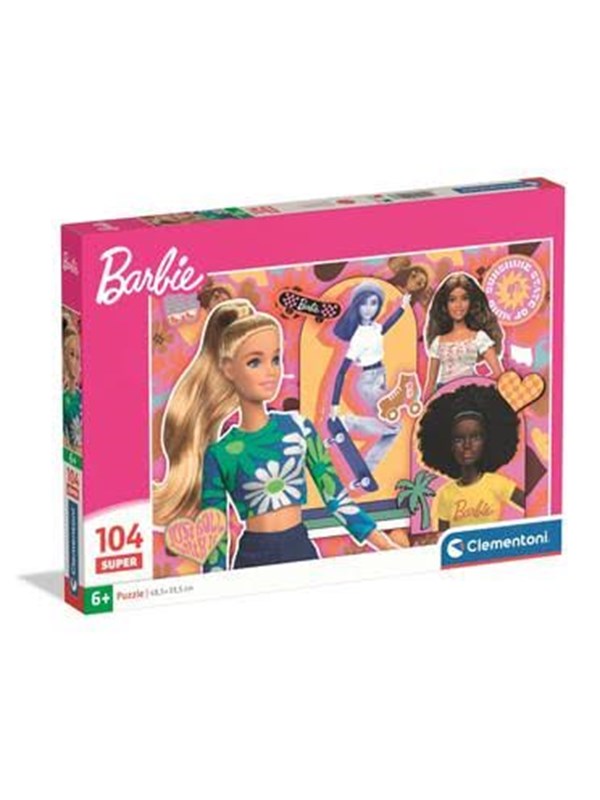 Clementoni Puzzle Super Barbie 2026 -2 104 pieces Lattia