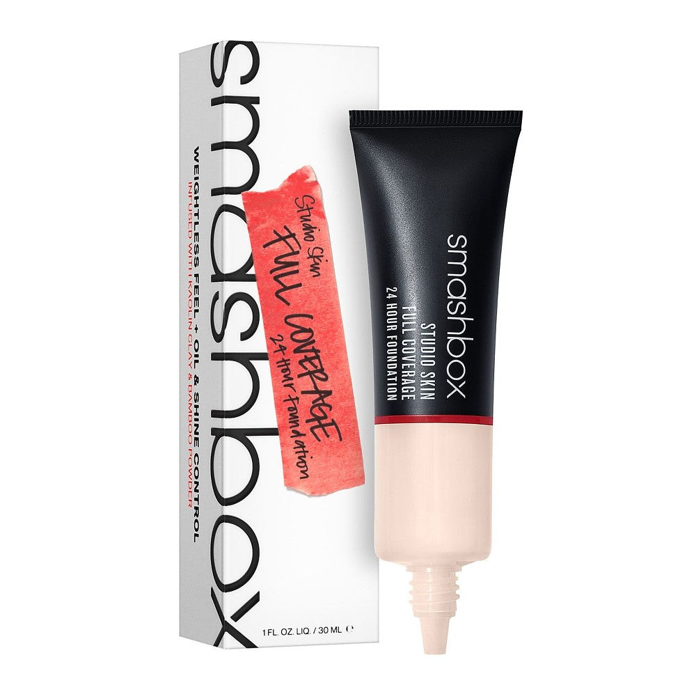 Smashbox Studio Skin High Cover Liquid Foundation 1 Fair Undertone Cool with Hints Of Peach 30 ml