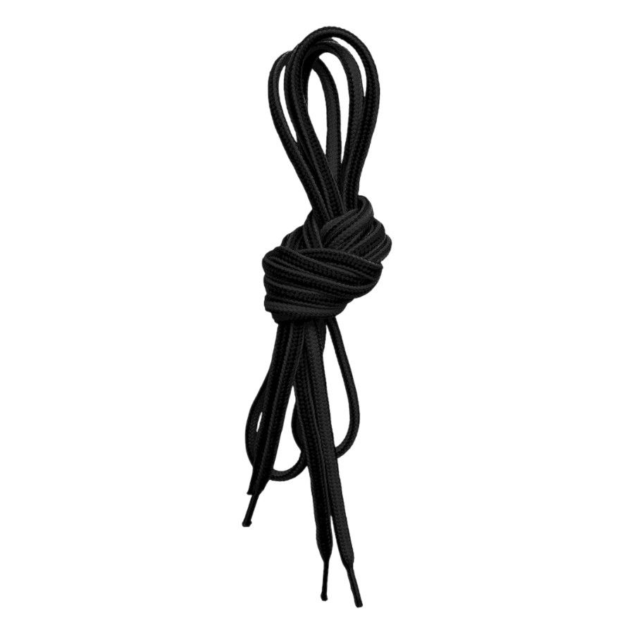 Lundhags Round Shoe Laces 150CM, kengännauhat, musta