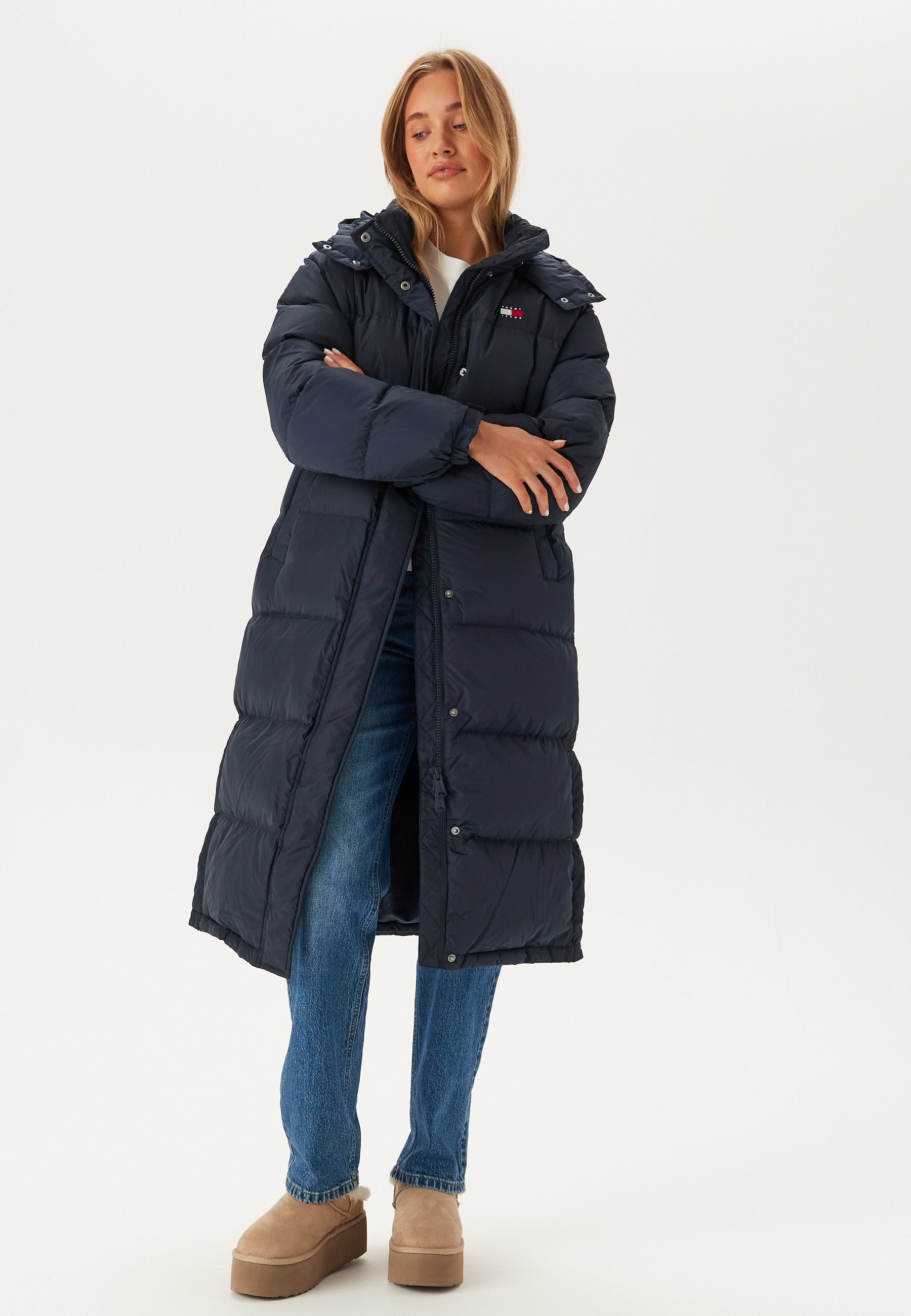 Tommy Jeans Pitkä talvitakki 'Alaska' marine