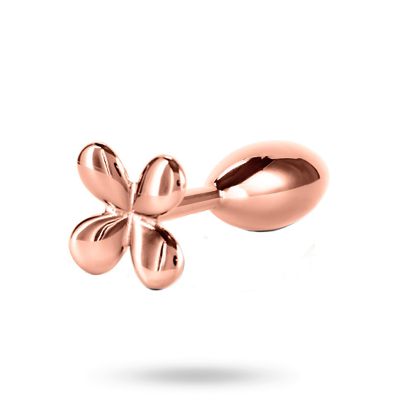 NS Novelties Rear Assets Clover Rose Gold Anaalitappi